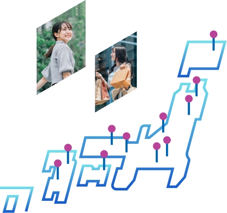 日本地図のイメージ